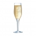 Šampanieša glāze Chef & Sommelier Caurspīdīgs Stikls (19 cl)