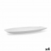 Teglia da Cucina Quid Gastro Ceramica Bianco (40 x 17,5 x 3,5 cm) (Pack 4x)