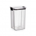 Mad Bevarelse Container Quid Cocco Gennemsigtig Plastik 1,3 L (12 enheder)