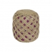 Voetensteun Home ESPRIT Bruin Multicolour Jute 40 x 40 x 45 cm