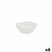 Ciotola Quid Select Bianco Plastica 12,5 x 12,5 x 4,5 cm (6 Unità)