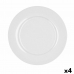 Piatto da pranzo Bidasoa Glacial Ala Ancha Bianco Ceramica Ø 27 cm 27 cm (4 Unità) (Pack 4x)