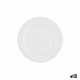 Assiette à dessert Bidasoa Glacial Ala Ancha Céramique Blanc 19 cm (12 Unités) (Pack 12x)