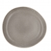 Piatto da pranzo Bidasoa Gio Irregolare Grigio Ceramica 26,5 cm (4 Unità)