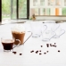 Delers Kaffekoppsett Quid Supreme Gjennomsiktig Glass Stål 110 ml 3 Deler