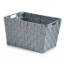 Cesto per i Panni Kipit A3-6875 Grigio Stoffa 10 L 25 x 20,5 x 35 cm (12 Unità)