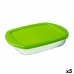 Boîte à repas rectangulaire avec couvercle Pyrex Prep&store Px Vert 1,6 L 28 x 20 cm verre (5 Unités)