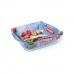 Servingsfat Pyrex Classic Fyrkantig Transparent Glas 25 x 22 x 6 cm (6 antal)