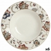 Dyp plate Queen´s By Churchill Jacobean Blomster Keramikk Astiat 22,8 cm (6 enheter)