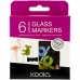 Vīna Glāzes Identificētājs Koala Eco Friendly Tauriņš Daudzkrāsains Plastmasa 3 x 1,8 x 2 cm