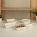 Pentola Quid Cocco 20 x 16,5 x 27 cm Ceramica Bianco (12 Unità) (Pack 12x)