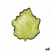 Plateau apéritif Quid Volet Vert verre (14 x 14,5 cm) (Pack 6x)