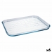 Kvadratni kalup Pyrex Classic Vidrio Prozorno Steklo 33 x 27 x 2 cm Raven (6 kosov)