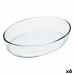 Ugnsform Pyrex Classic Vidrio Transparent Glas Oval 35 x 24 x 7 cm (6 antal)