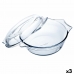 Oven Dish Ô Cuisine Ocuisine Vidrio Transparent Glass 21,5 x 18 x 8,5 cm With lid (3 Units)