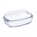 Поднос за сервиране Pyrex Classic С капак 4,5 L 38 x 22 x 11 cm Прозрачен Cтъкло (3 броя)