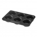 Kalup za tartlete Pyrex Magic Crna 24 x 18 x 3 cm (6 kom.)