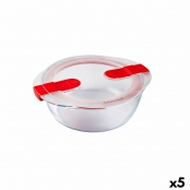 Set di scatole porta pranzo Pyrex Cook & Store Cristallo Rosso (1,1 / 1,5  L) (2 pcs)