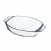 Vas pentru Cuptor Pyrex Irresistible Transparent Sticlă Oval 39,5 x 27,5 x 7 cm (4 Unități)