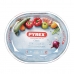 Serveerimisvaagen Pyrex Classic ovaalne Läbipaistev Klaas 25 x 20 x 6 cm (6 Ühikut)