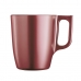 Taza Mug Luminarc Flashy Rojo 250 ml Vidrio (6 Unidades)