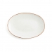 Recipiente de Cozinha Ariane Terra Oval Cerâmica Bege (Ø 32 cm) (6 Unidades)