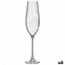 Pahar de șampanie Bohemia Crystal Optic Transparent Sticlă 260 ml (6 Unități)