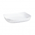 Teglia da Cucina Luminarc Smart Cuisine Rettangolare Bianco Vetro 33 x 27 cm (6 Unità)