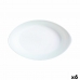Serviravimo Lėkštė Luminarc Smart Cuisine Ovalus Balta stiklas 21 x 13 cm (6 vnt.)