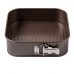 Molde Desmontável Pyrex Asimetria Quadrado Preto Metal (4 Unidades)