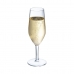 Set di Bicchieri Arcoroc Silhouette Champagne Trasparente Vetro 180 ml (6 Unità)