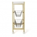 Carrello per Verdure Quid Gala Bianco Legno 40,5 x 24 x 60 cm