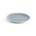 Flat Plate Ariane Terra Blue Ceramic Ø 21 cm (12 Units)