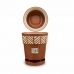 Zelfwaterende bloempot Stefanplast Orfeo Terra cotta Plastic 29 x 29 x 29 cm (6 Stuks)