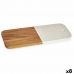 Tabla de cortar Kinvara 78374 Blanco 18 x 1,5 x 38 cm (8 Unidades)