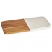 Snijplank Wit Marmer Acacia 18 x 1,5 x 38 cm (8 Stuks)