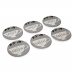 Onderzetters Versa (6 Onderdelen) (11 x 4,5 x 11 cm) (6 pcs)