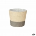 Cache-pot Gris Corde Plastique 19,5 x 16,5 x 19,5 cm (24 Unités)