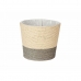 Cache-pot Gris Corde Plastique 19,5 x 16,5 x 19,5 cm (24 Unités)