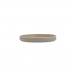 Flat plate Ariane Porous Ceramic Beige Ø 21 cm (4 Units)