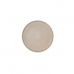 Flat plate Ariane Porous Ceramic Beige Ø 21 cm (4 Units)