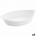 Serving Platter Luminarc Smart Cuisine Oval White Glass 6 Units 38 x 22 cm