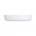 Recipiente de Cozinha Luminarc Trianon Oval Branco Vidro 31 x 24 cm (6 Unidades)