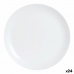 Prato de Jantar Luminarc Diwali Branco Vidro 25 cm (24 Unidades)