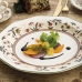 Flat Plate Queen´s By Churchill Assam Floral Ceramic China crockery Ø 27 cm (6 Units)