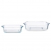 Set of Kitchen Dishes Pasabahce Borcam Squared (4 Units)