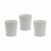 Vaso Modello Bianco Ceramica 12,3 x 12 x 12,3 cm (144 Unità)