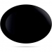 Platou pentru Servire Luminarc Diwali Negro Negru Sticlă 35 x 24 cm (6 Unități)