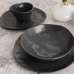 Platou Plat Bidasoa Cosmos Negru Ceramică Ø 23 cm