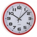 Zegar Ścienny Versa Czerwony Plastikowy 3,8 x 25 x 25 cm